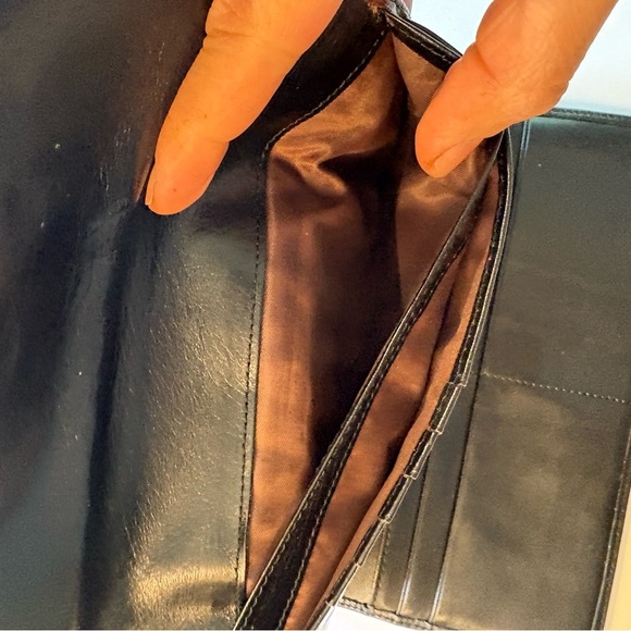 Brahmin Tuscan Tri-Texture Checkbook Wallet - Picture 9 of 11